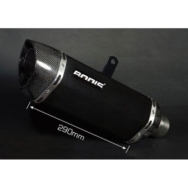 ボディス RSV4 P-TEC II スリップオンマフラー ステンレスブラック for RSV 4R...