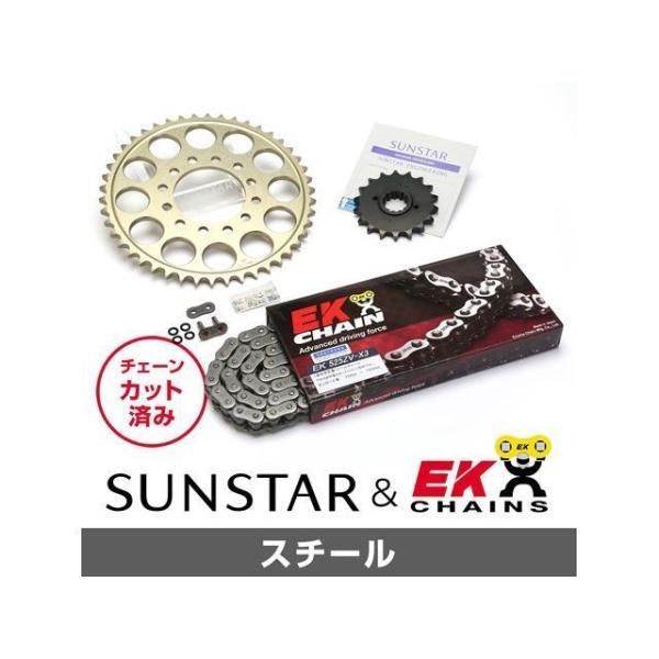 セット商品 ZX-10R KE49711 サンスター スプロケット＆EKチェーンキット（スチール） ...
