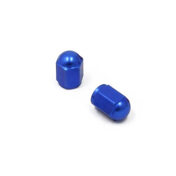 ディーアールシー 汎用 アルミ エアバルブキャップ カラー ブルー メーカー在庫あり DRC