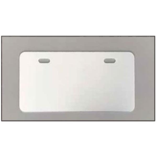 クリエイティブ・ファクトリー ポッシュ 汎用 角小型ナンバープレートホルダーType2（シルバー） ...