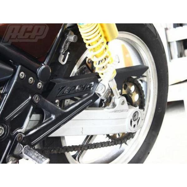 ACP ゼファー400 ゼファー400X ゼファー400/X ロゴ入り チヂミ塗装 チェーンケース ...
