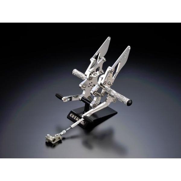 オーバーレーシング ZX-14R バックステップ 4ポジション カラー シルバー メーカー在庫あり ...