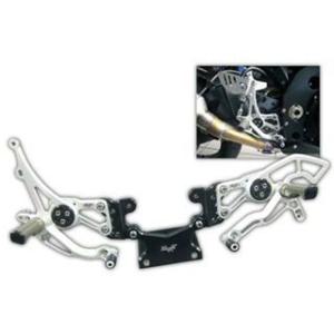 ロビーモト ZX-10R ZX-10R（11-14） バックステップ RACE シルバー Robby...