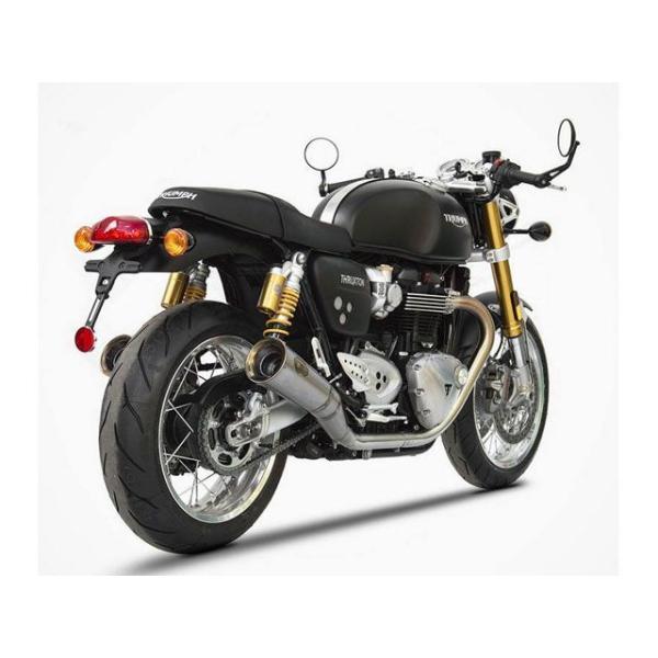 ザード THRUXTON-R N.2 ステンレススチール レーシング スリップオン for TRIU...
