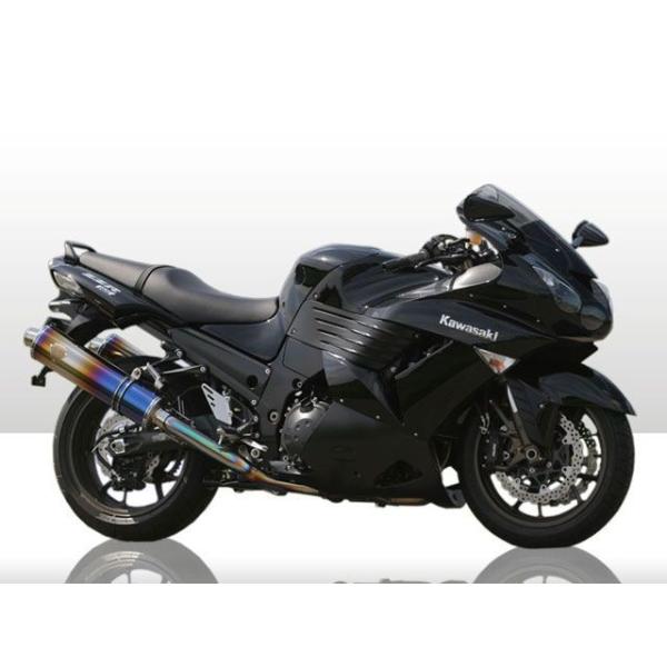 アールズギア ZZR1400 ツイン ワイバン サイレンサー チタンオーバル R’s GEAR