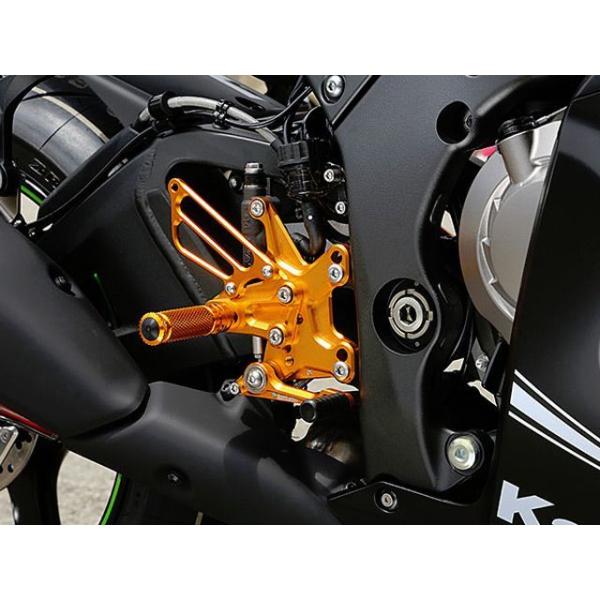 ベビーフェイス ZX10R バックステップキット カラー ブラック BABYFACE