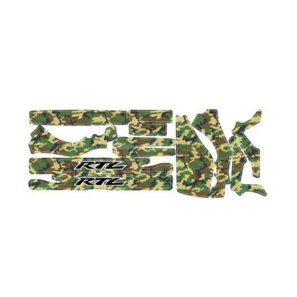 【メーカー直送】力造 HRC RTL250F/260F フレームデカールKIT/プロテクションシール...
