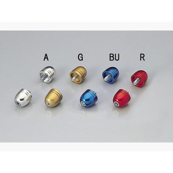 ハリケーン φ30 アルミサイドキャップ 砲弾型スリット カラー レッド メーカー在庫あり HURR...