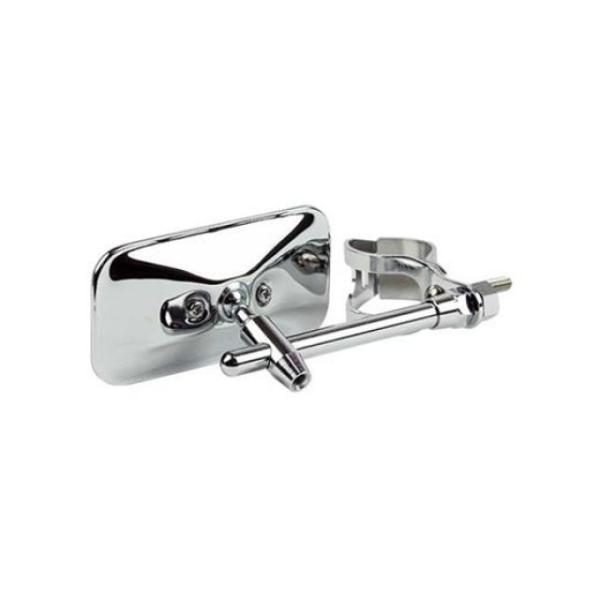 グッズ フォーククランプミラー スクエア カラー クローム GOODS