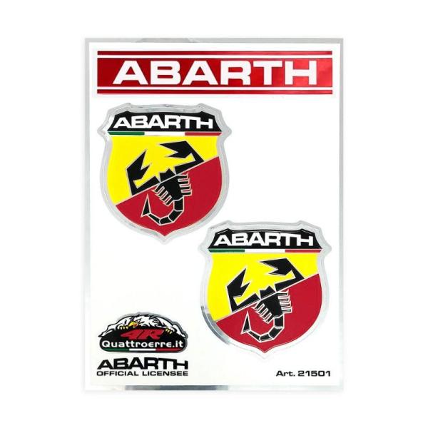 アバルト ステッカー エンブレム ステッカー （2個セット） 車 雑貨 ABARTH