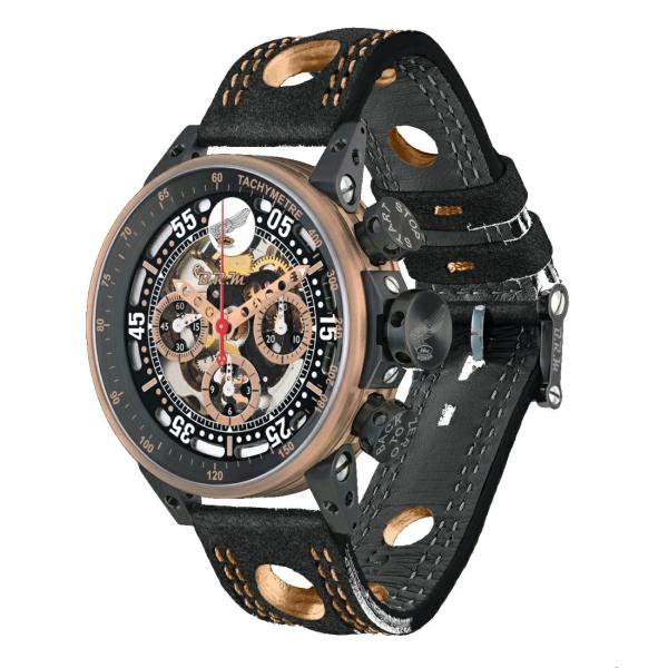 時計 ビー・アール・エム V12-44-SQ-N-HRC162 モータースポーツ B.R.M × H...