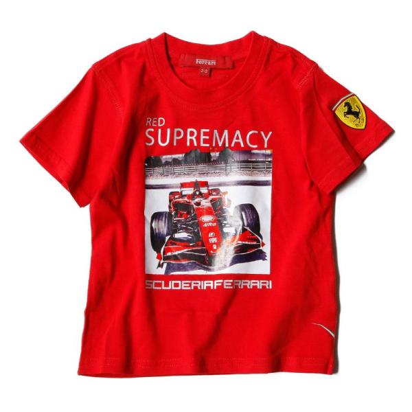 フェラーリ Tシャツ キッズ SUPREMACY Tシャツ モータースポーツ ウェア Ferrari