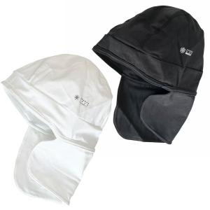 氷撃 冷感キャップ タレ付 Black WHITE LIDEF FREEZE TECH バイク 帽子 接触冷感 ヘルメットインナー 熱中症対策 汗対策 FREEZE TECH 氷撃