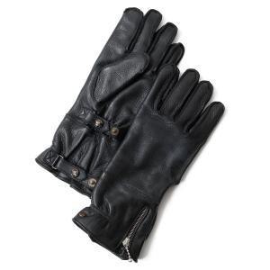 3シーズングローブ ゴールドトップ クルーザー ジップ レザーグローブ