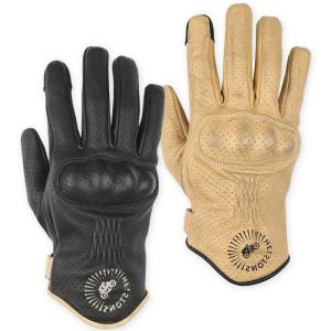 3シーズングローブ ゴールドトップ キルティング カフェレーサー