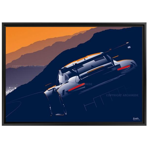 ルマン 24 ポスター GT3 RS (50 × 70cm) 車 雑貨 Le Mans 24h 