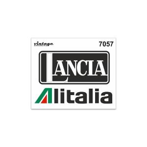 ステッカー ヴィンテージ ランチア アリタリア ステッカー 10 x 12 cm 車 雑貨 LANCIA Stickers Vintage Lancia Alitalia