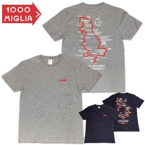 ミッレミリア Tシャツ ルート マップ 2017 Tシャツ 車 ウェア Mille Migliaの商品画像