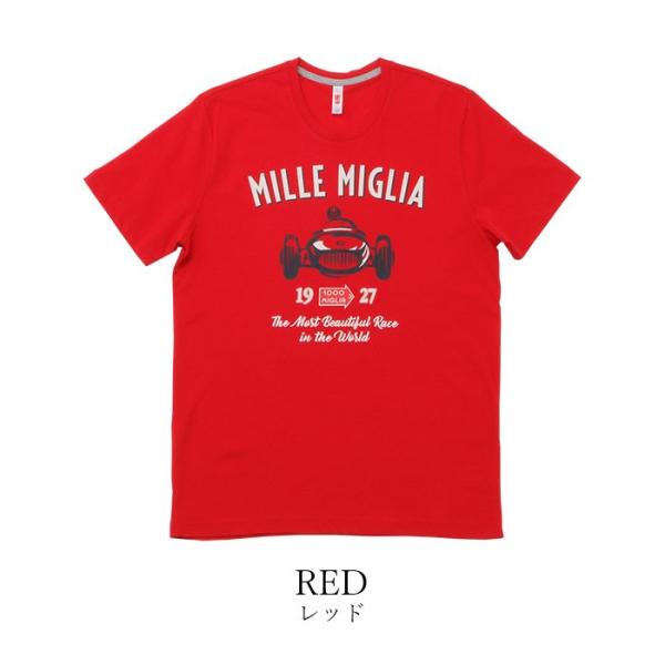 ミッレミリア Tシャツ クラシックカー Tシャツ 車 ウェア Mille Miglia