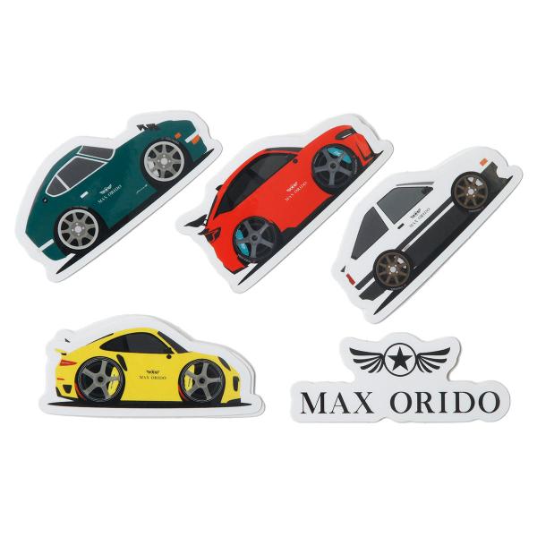 ステッカー 織戸 学 MAX ORIDO ステッカー パック (Type 3) モータースポーツ 雑...