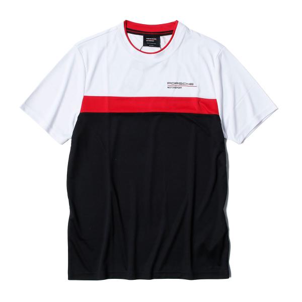 ポルシェ Tシャツ FW カラー ブロック Tシャツ モータースポーツ ウェア PORSCHE