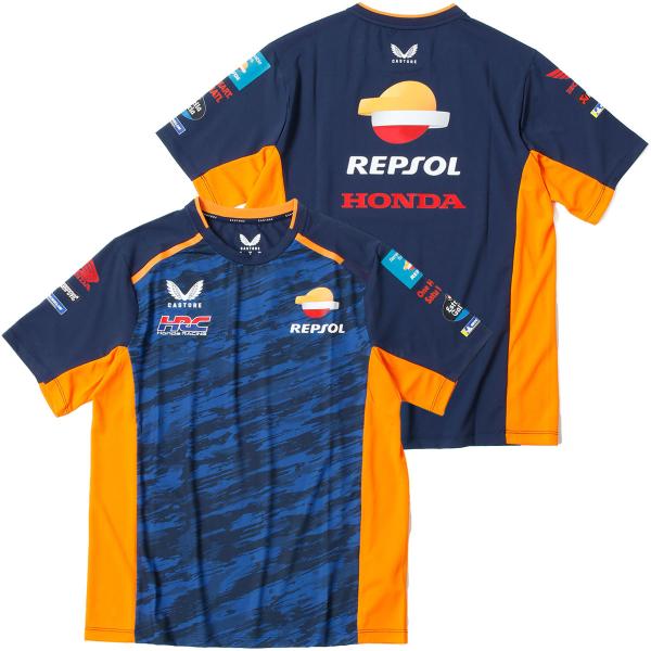 レプソルホンダ Tシャツ レプソル レーシング HRC ホンダ チーム レプリカ Tシャツ モーター...