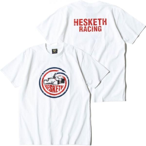 Tシャツ レトロフォーミュラー1 Hesketh 308 T-shirt 02 モータースポーツ ウ...