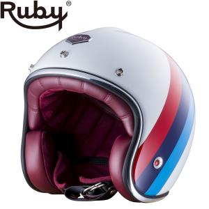 ジェット ルビー ボンネビル（パヴィヨン） バイク ヘルメット Ruby