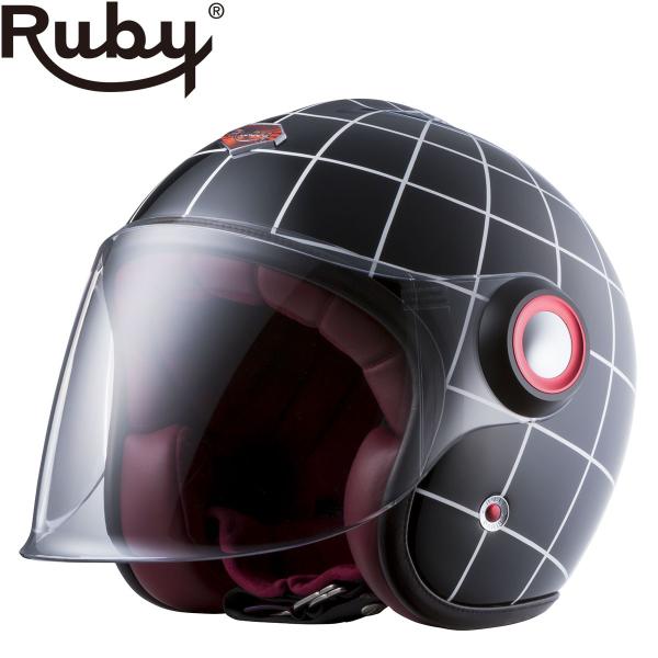 ジェット ルビー グリニッジ（ベルベデーレ） バイク ヘルメット Ruby