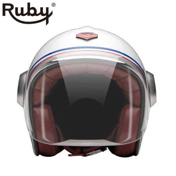 ジェット ルビー レピュブリック（ベルベデーレ） バイク ヘルメット Ruby