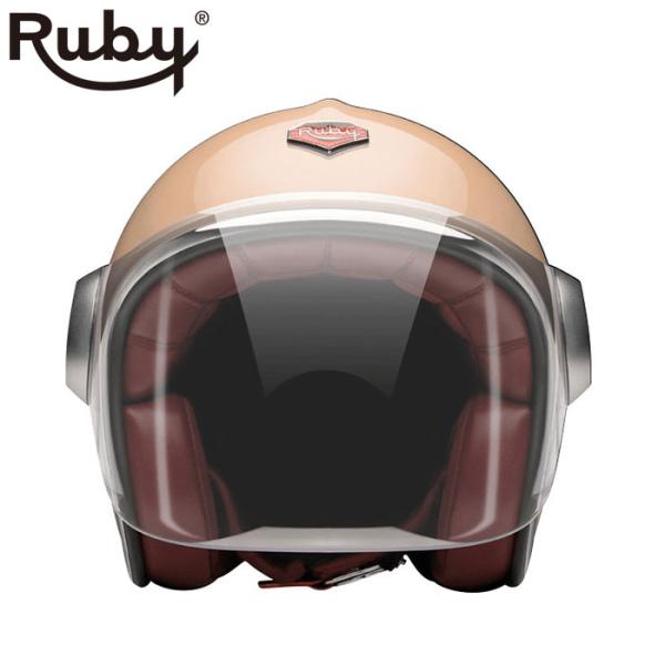 ジェット ルビー マルソー（ベルベデーレ） バイク ヘルメット Ruby