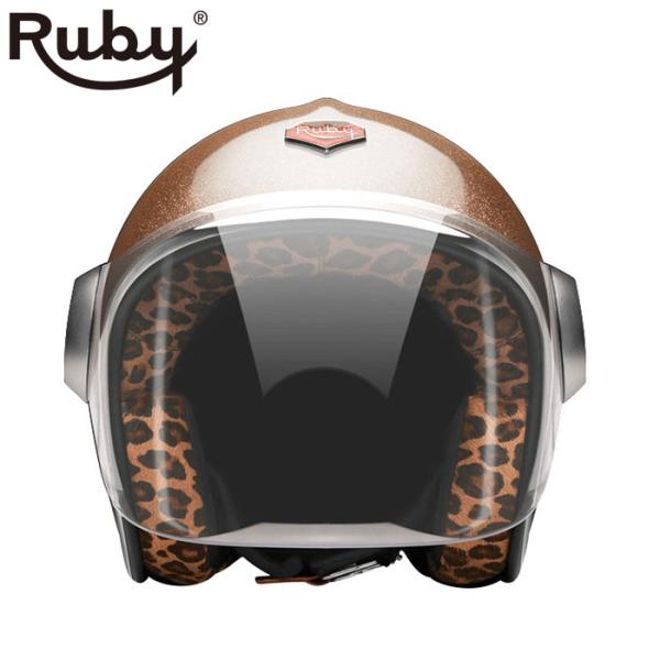 ジェット ルビー マルホランド（ベルベデーレ） バイク ヘルメット Ruby