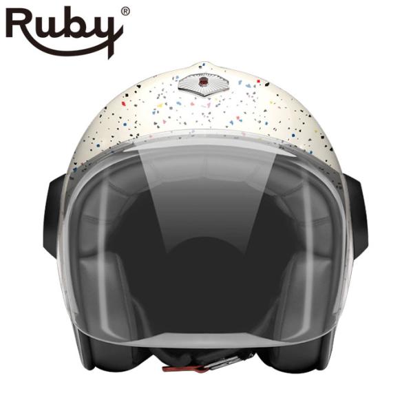 ジェット ルビー コスモス（ベルベデーレ） バイク ヘルメット Ruby