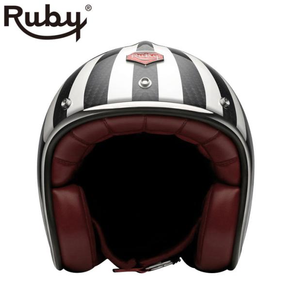 ジェット ルビー アオヤマ（パヴィヨン） バイク ヘルメット Ruby