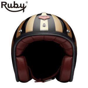 ジェット ルビー モナコ（パヴィヨン） バイク ヘルメット Ruby