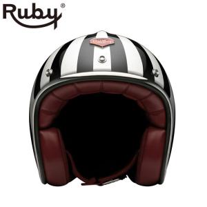 ジェット ルビー ボンネビル（パヴィヨン） バイク ヘルメット Ruby
