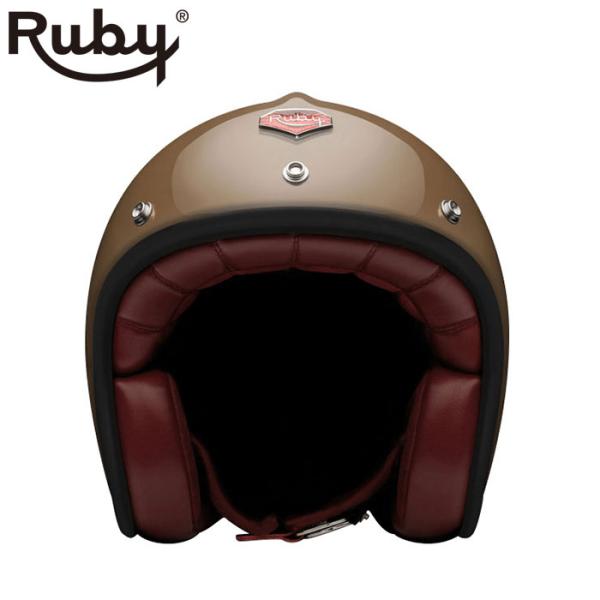 ジェット ルビー サフラン（パヴィヨン） バイク ヘルメット Ruby