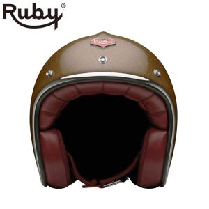 (ルビー/Ruby) トロカデロ パヴィヨン ヘルメット オープンフェイスタイプ バイク カーボン製の商品画像