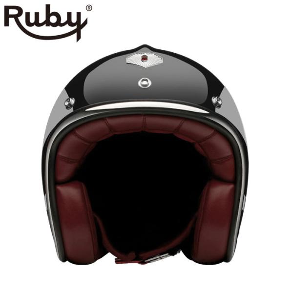 ジェット ルビー ル ブルリション（パヴィヨン） バイク ヘルメット Ruby