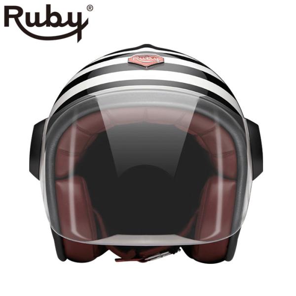 ジェット ルビー アラゴ（ベルベデーレ） バイク ヘルメット Ruby