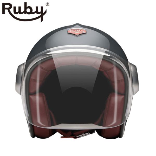 ジェット ルビー シャロンヌ（ベルベデーレ） バイク ヘルメット Ruby