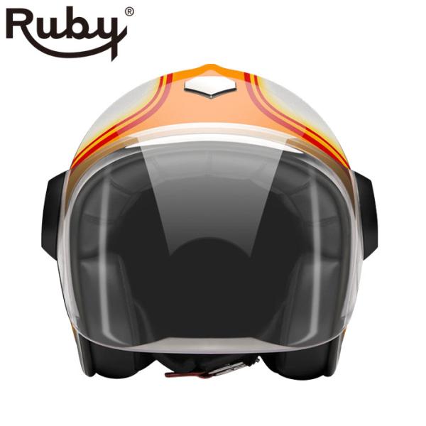 ジェット ルビー デイトナ（ベルベデーレ） バイク ヘルメット Ruby