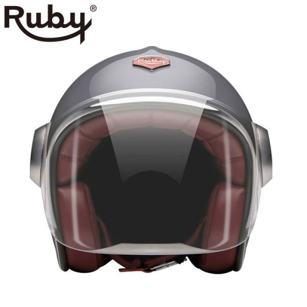 ジェット ルビー フォッシュ（ベルベデーレ） バイク ヘルメット Ruby