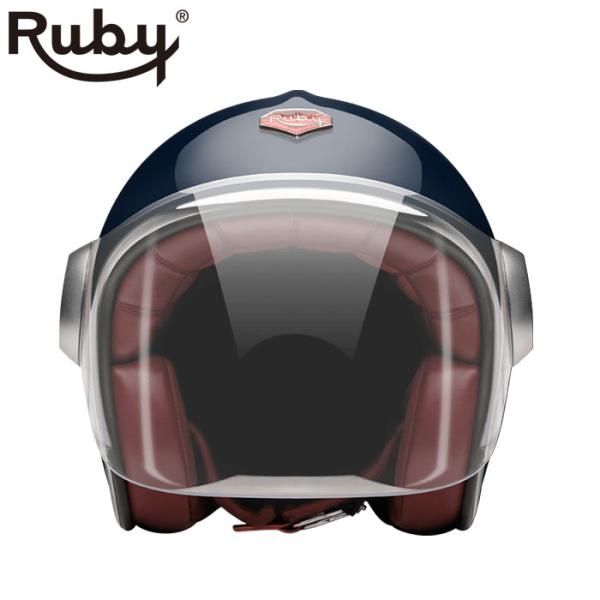 ジェット ルビー フラン ブルジョワジー（ベルベデーレ） バイク ヘルメット Ruby