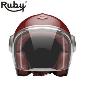 ジェット ルビー マルソー（ベルベデーレ） バイク ヘルメット Ruby