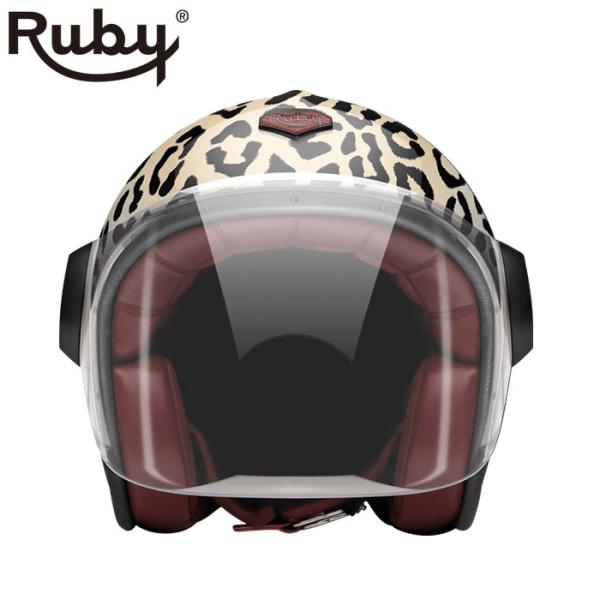 ジェット ルビー ラマルク（ベルベデーレ） バイク ヘルメット Ruby