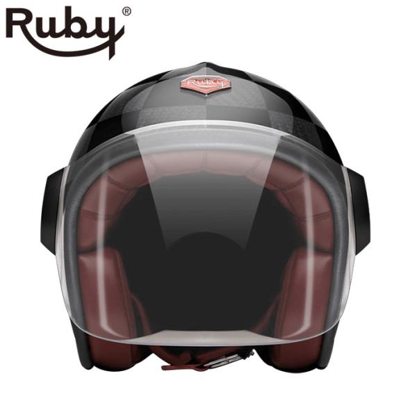 ジェット ルビー マニー クール（ベルベデーレ） バイク ヘルメット Ruby