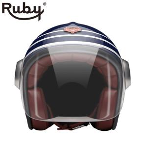 ジェット ルビー マルソー（ベルベデーレ） バイク ヘルメット Ruby