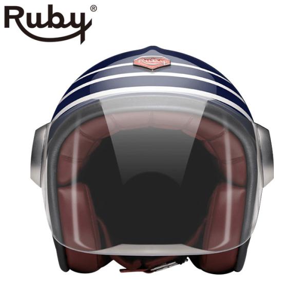 ジェット ルビー マリン（ベルベデーレ） バイク ヘルメット Ruby