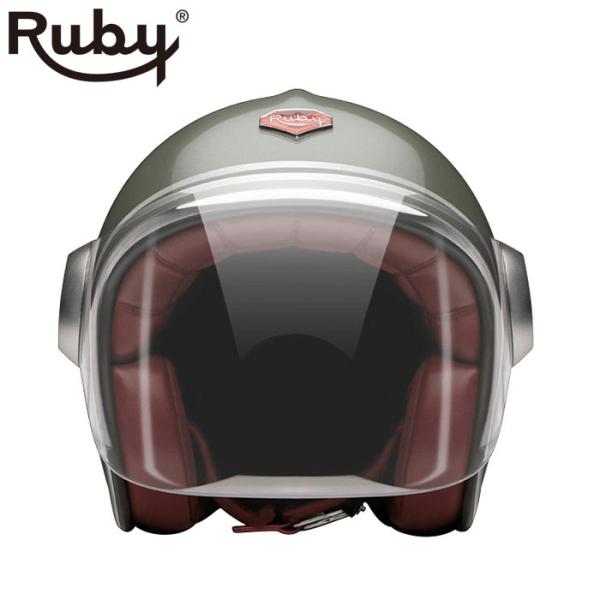 ジェット ルビー モンソー（ベルベデーレ） バイク ヘルメット Ruby